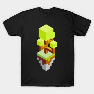 Isometric abstract color tree T-Shirt